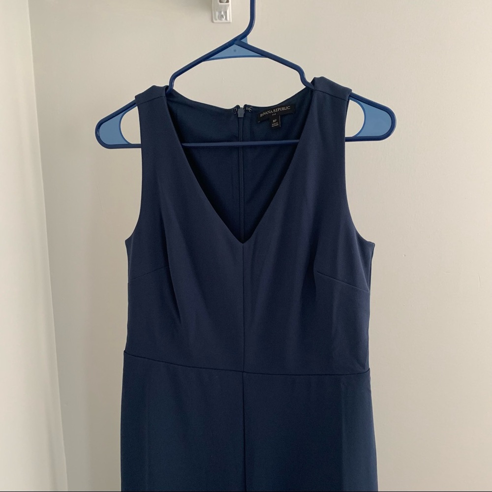 NWOT Banana Republic Navy Jumpsuit